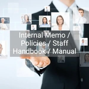 Internal Memo / Policies / Staff Handbook / Manual