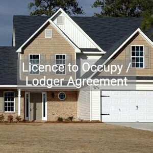 Licence to Occupy / Lodger Agreement