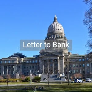 Letter to Bank
