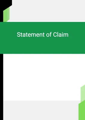 Statement of Claim