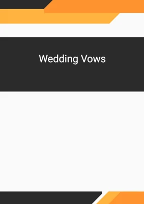 Wedding Vows