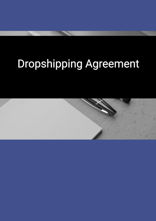 Dropshipping Agreement Template In Word Doc Neutral DocPro