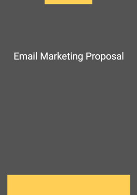 Email Marketing Proposal