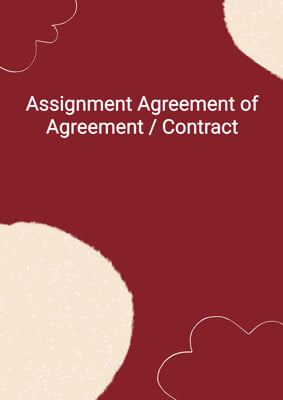 notification of contract assignment