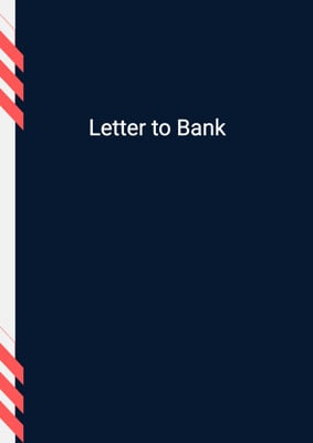 personal loan closing application letter sample