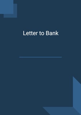 personal loan closing application letter sample