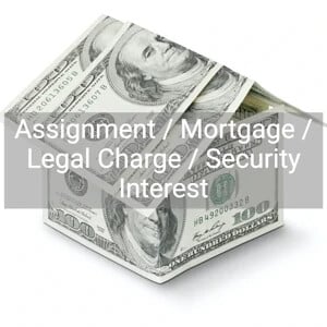Assignment / Mortgage / Legal Charge / Security Interest